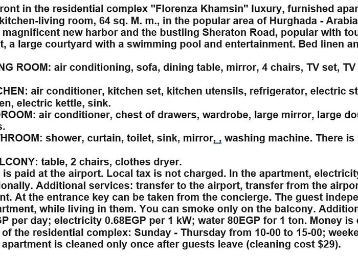 Apartments in Florenza Khamsin